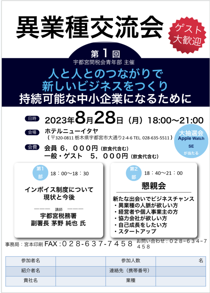 第1回 異業種交流会を開催しました
